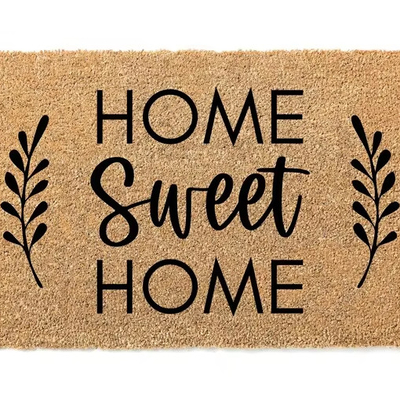 Home Sweet Home Doormat Welkom Doormat Voordeur Mat