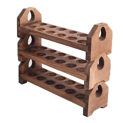 houten eihouder met vingerhouder, houten eienschaal