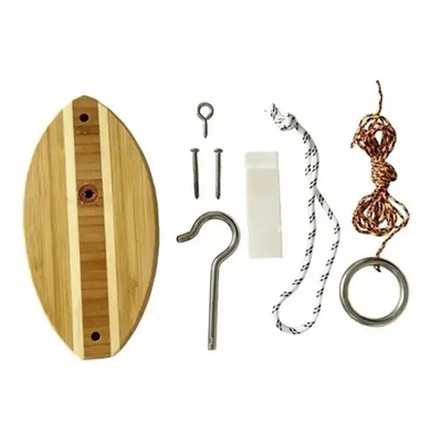 Mini Indoor Outdoor Hook and Ring Toss Game Hook Ring Game met touw en haakjes Interactief Fast Paced Toss Game voor buiten