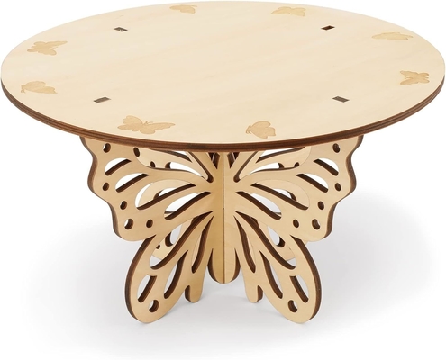 Vlinder Hout Taart Stand Bruiloft Baby Douche Verjaardag Rustieke Tafel Centrum Partij Decoraties