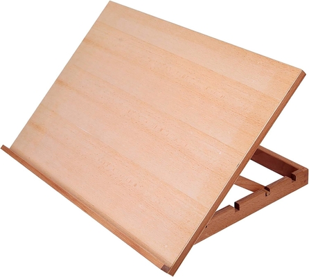 Houten tekentafel, eikel, tekentafel en schetsbord