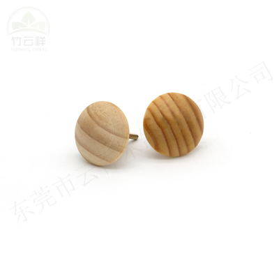 Houten knopkast met schroef