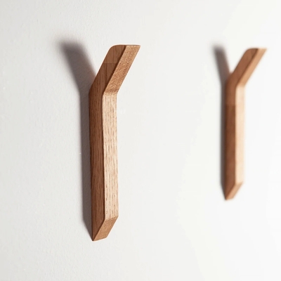 Kleding Hook Muur Mount Eiken Hout Muuropslag Keuken Hook Decoratieve Muurhoeken Modern Home Decor Geschenk Huis Decor