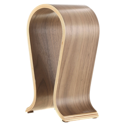 Hoofdtelefoonstand U-vormige headset display stand walnut gaming display stand