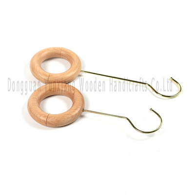 Houten sjaal gordel stropdas hanger, houten organisator haken rekken, kast accessoires organisator