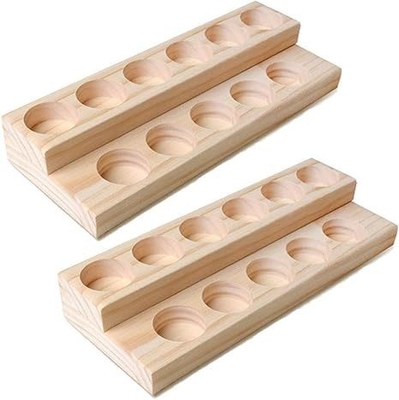 Houten essentiële olie display en opslag rack Ideaal voor het organiseren van aromatherapie olie