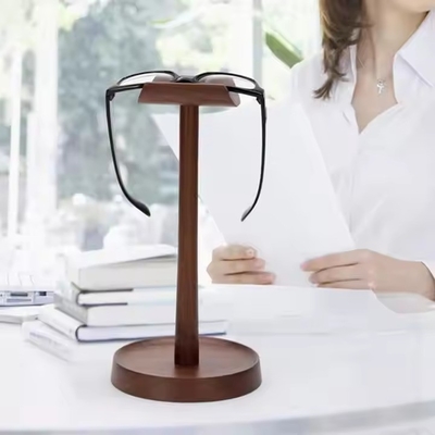 Houten koptelefoonhouder, opslag- en spelstand, anti-slip met vaste basis, oortelefoonaccessoires