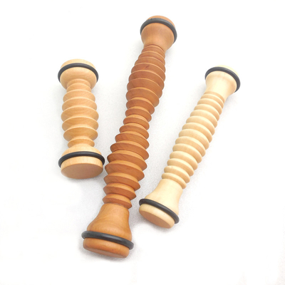 Wooden foot roller massager, wooden body massager stick, wooden massager.