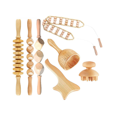 Houten Gua Sha Tools Anti Cellulitis Massage Tool - Hout Therapie Lymfatische Drainage Paddel Gua Sha Massage Soft Tissue Therapy Ma