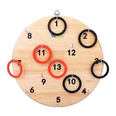 Hook and Ring Toss Game voor kinderen en volwassenen met 24 ringen en extra Hook Indoor & Outdoor Games voor familie en vrienden