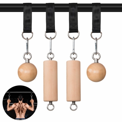 Houten optrekgrif en balletjes optrekgrif met riem