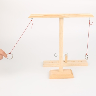 houten gooien spelletjes Ring gooien spel voor kinderen, Haak en Ring spel Handgemaakt Houten met Shot Ladder