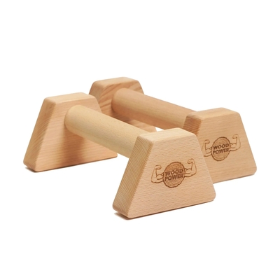 Duurzame oefening fitness krachttraining Handleer yoga aerobics apparatuur Home houten push-up power stick