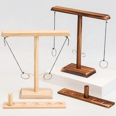 Ringgooi-spellen voor volwassenen, tuinspellen, patio-inrichting, buitenspelletjes binnen, houten haak en ringspelletjes voor bars, thuis, feest