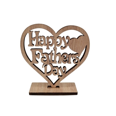 Houten handwerk ornamenten Hart holle letters laser snijden houtsnips Valentijnsdag ambachtelijke cadeautjes