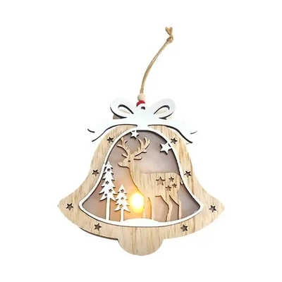 Prachtige, lichtgevende kerstsfeer