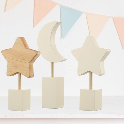 Houten kleuterplank decoratie boho kleuterplank set boheemse baby decoratie voor kleuter slaapkamer jongens meisjes kinderen