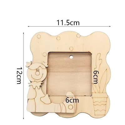 Gepersonaliseerd mini cartoon foto frame voor kinderen