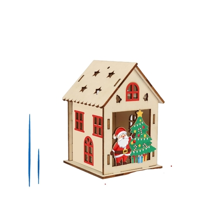 kersthuis decoratie kersthuis ambacht voor kinderen houten kersthuis ambacht kits