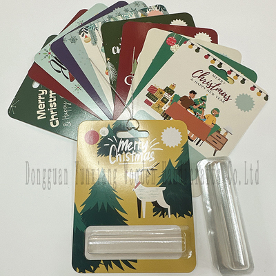 Gevarieerde Kerstfeest Cash Holder Gift, Funny Money Cards Houten Geldkaart
