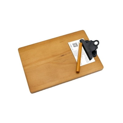 Houten klembord laag profiel harde klembord houten klembord schrijfbord tekentafel houten map