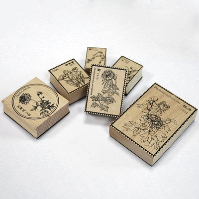kleine makkelijke houten stempel