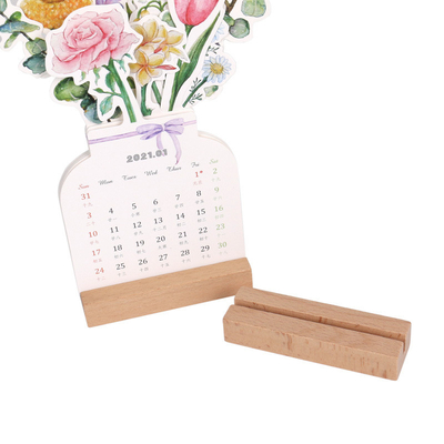 Houten basis Houten menu houder Tafelkaarthouder Poskaart Foto foto beeldscherm Stand voor bureau Huisfeest Office decoratie