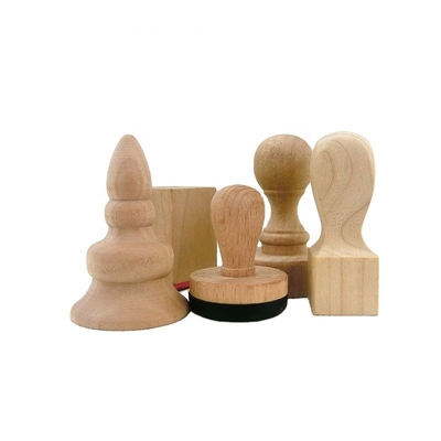Natuurlijke houten stempelhandvat, Montessori-stempel speelgoed voor kinderen