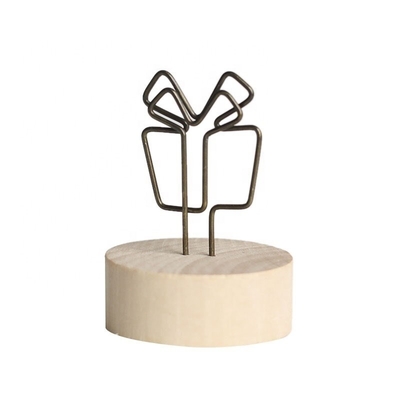 Houten Memo Clip Houten houder Partij Decoratie Kaarthouders Foto Memo Notitie Foto Cliphouder