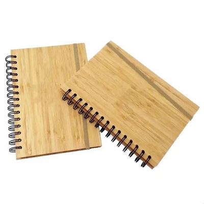 Gepersonaliseerde lasergravering Houten hoes Notebook Spiral Diary Planner