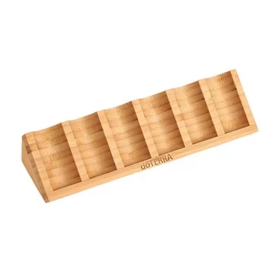 amboo Houten essentiële olie flessen opslag houder houten display stand