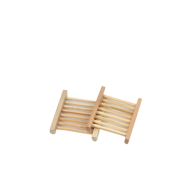 Badkamer Houten zeepkas, Home Hand Craft bad bad bad douche schotel, rechthoekige, natuurlijke houten houder voor sponzen, scrubber