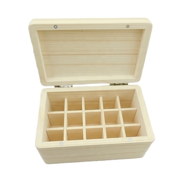 Houten essentiële olie opslagdoos Huishoudelijke geurdrager, aromatherapie organisator make-up nagelpoel parfum container