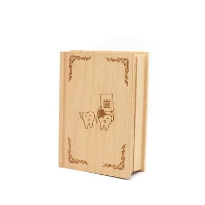 houten doos baby tanden souvenir doos houten tanden fee dozen paashaanbevel