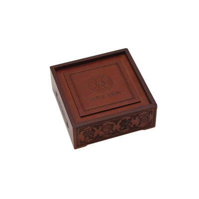Houten doos met schuiftop