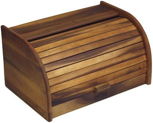 Op maat gemaakte houten bak met grote bamboebak van acacia.
