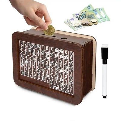 Warm nieuw goedkoop mooi hoge kwaliteit milieubescherming praktische houten piggy bank