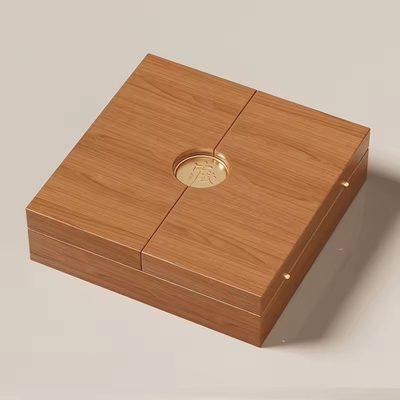 Op maat gemaakte hoogwaardige luxe houten voedselcadeau doos opslagdoos product displaydoos