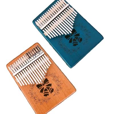 17-KEY Kalimba Houten duimpiano voor kinderen en volwassenen Beginners Draagbare muziekdoos Aanpasbaar logo Geschenk