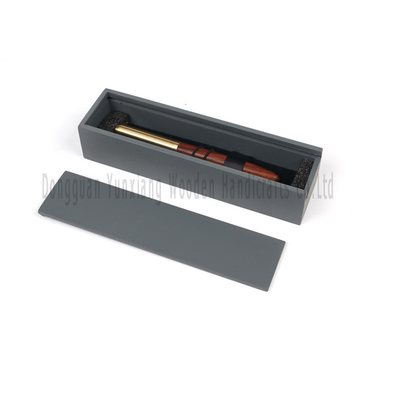 Leeg houten pen presentatie dozen, houten pen geval met zwarte decoratie, cadeau verzameling geval voor Kerstmis Thanksgiving verjaardag