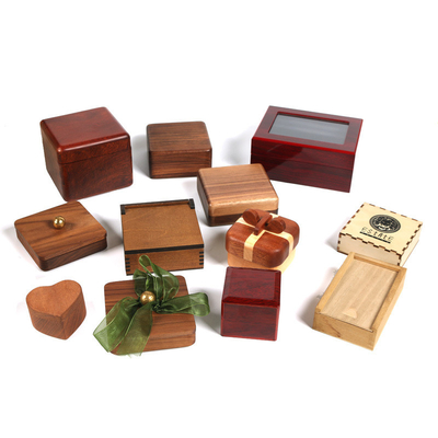 Op maat gemaakte houten sieraden doos opslagdoos houten doos verpakking