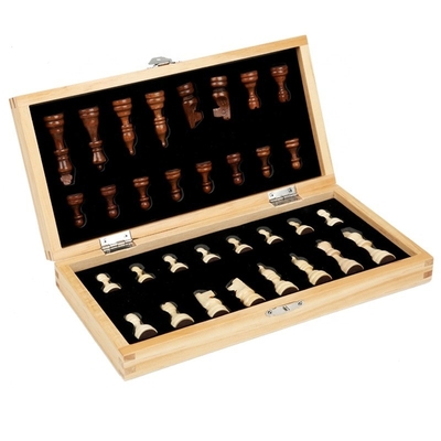 Handgemaakte European Professional Tournament Schaken Set met houten behuizing
