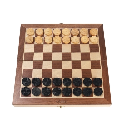 Groothandel Hoogwaardig Houten Schaken Draagbaar Reis Schaken Board Game Voor Kinderen En Volwassenen