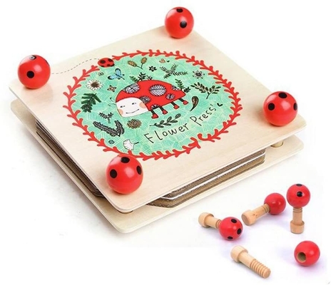 Natuurhandwerk Bloemenpers Kit Bladpers Art Kit Houten doos Leeftijd 2 tot 4 jaar
