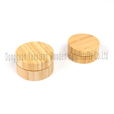 Glass Cream Jar with Bamboo Lid, Eco-Friendly Wooden Lid for Face Cream, Moisturizer, Lotion
