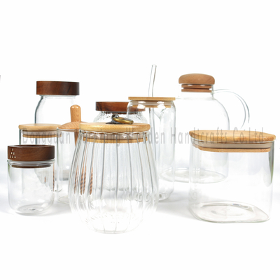 Premium Eco-Friendly Durable Wooden Jar Lid for Kitchen Jars Glass Bottles Reusable Wooden Lid for Storage Jars and Containers
