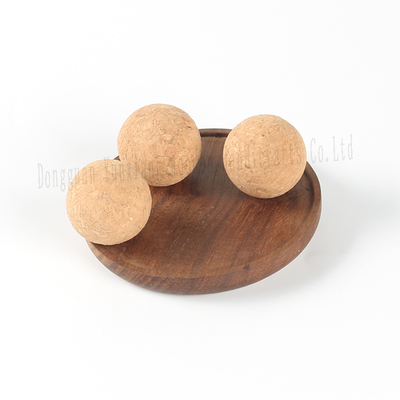 Premium Cork Ball Stopper for Glass Decanter, Natural Cork Ball for Wine Bottle, Carafe, and Travel Massage Roller Ball for Myofascial Release & Trigger Point Therapy