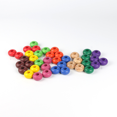 Natuurlijke houten kralen voor het maken van juwelen Maken van doe-het-zelf benodigdheden Houten kralen voor armbanden Halskettingen Huisversiering en kunstprojecten Bulk Houten kralen voor kinderen Handwerk en creatieve projecten