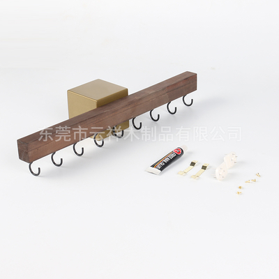 Rustic Large Coat Rack Wall Mount for Jackets and Coats, Wooden Farmhouse Coat Hook Hanger, Long Wall Mounted Coat Holder, Decorative and Practical Entryway Organizer for Home, Hallway, Mudroom