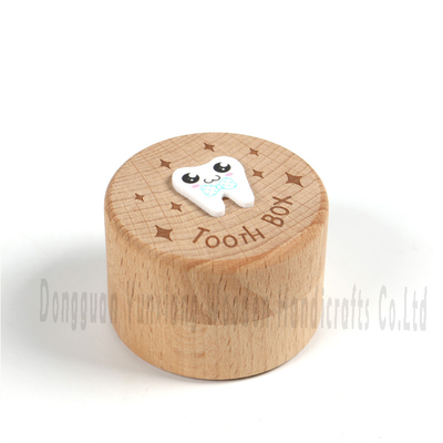Premium Wooden Tooth Box for Kids – Personalized Keepsake Box for Storing Baby Teeth and Memorabilia – Durable Tooth Fairy Box with Secure Lid for Safe Storage and Special Moments